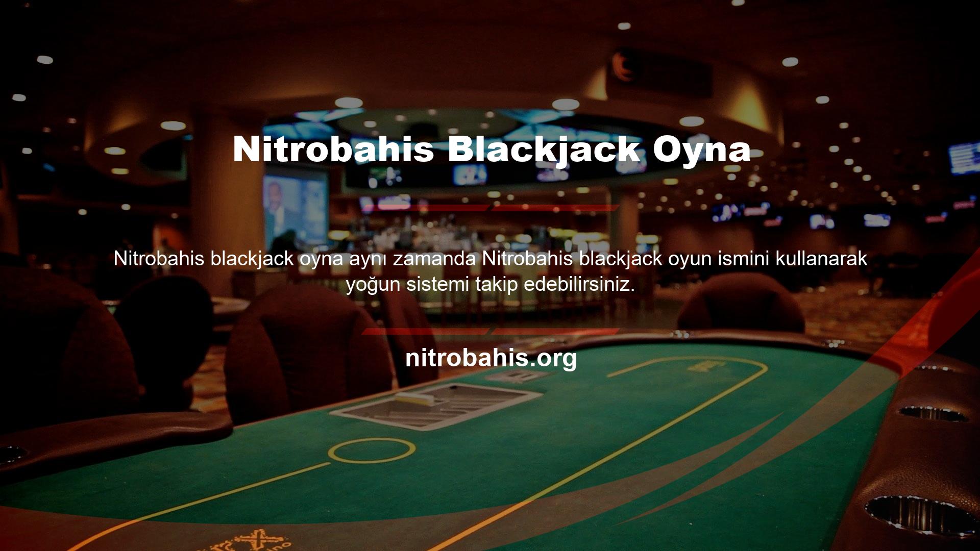 Bu bağlamda web sitesi yöneticisi, casino ve canlı casino bölümlerinde ayrıntılı blackjack oyunları sunmaya odaklanmaktadır